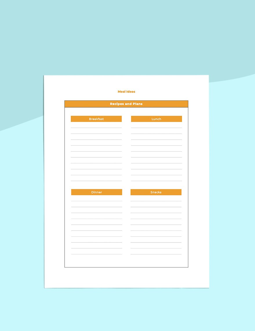 Simple menu planner Download