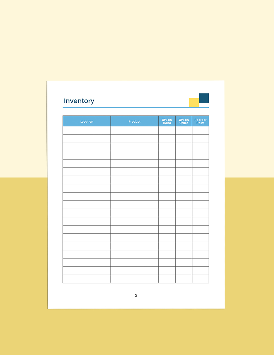 Printable Business planner Sample
