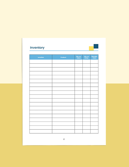 free printable business planner