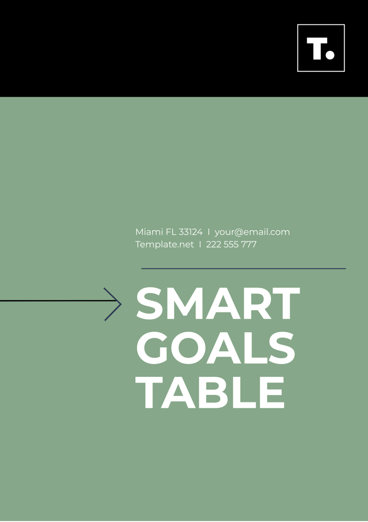 SMART Goals Table Template - Edit Online & Download