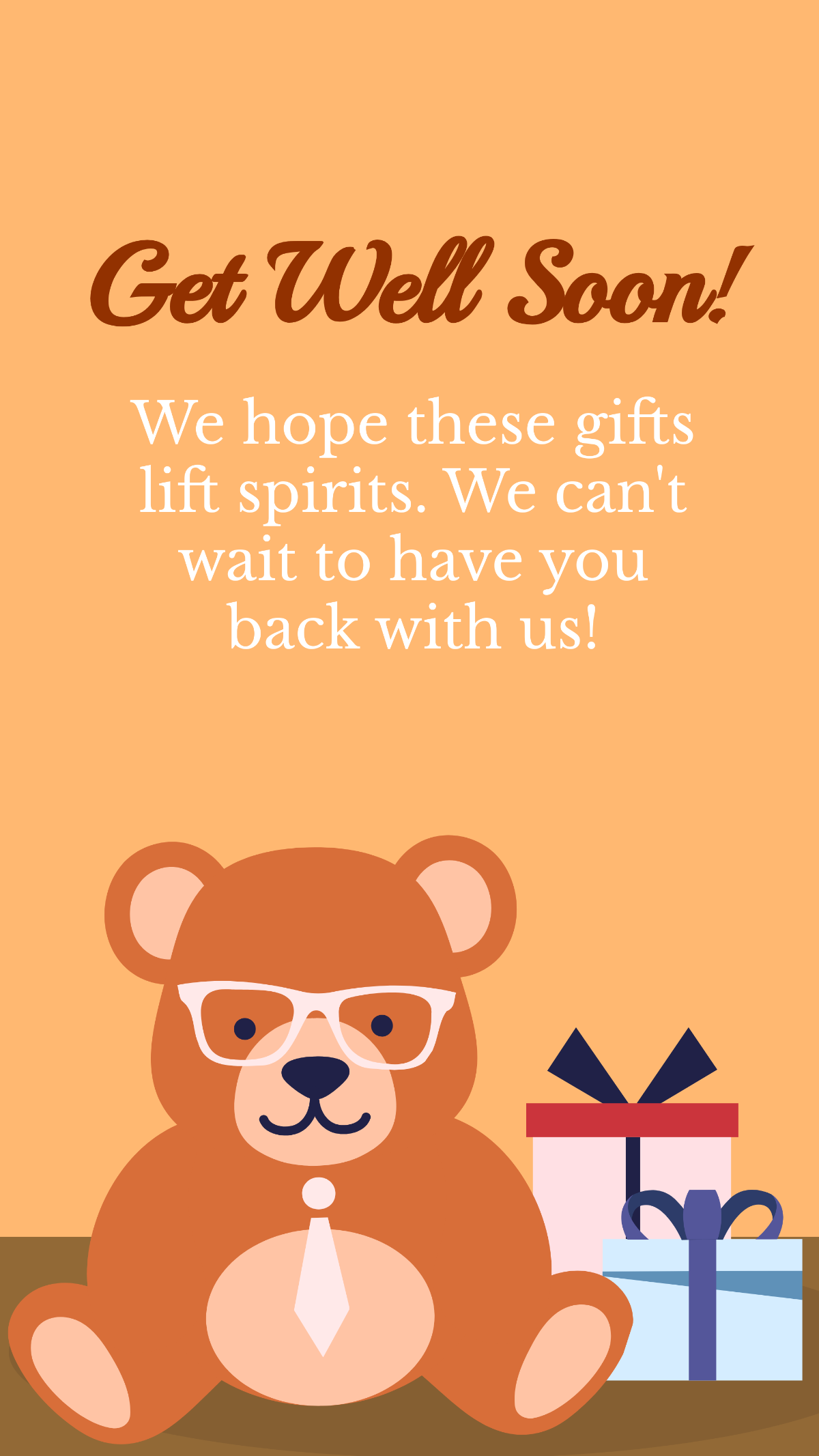 Get Well Soon Gifts For Employees Template
