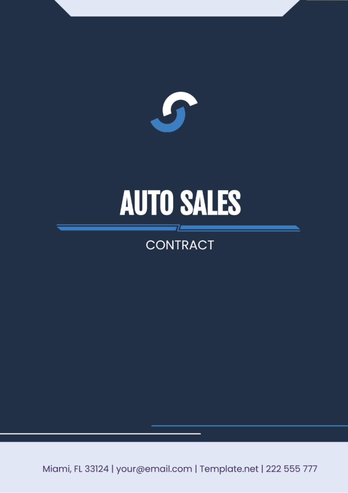 Free Auto Sales Contract Template