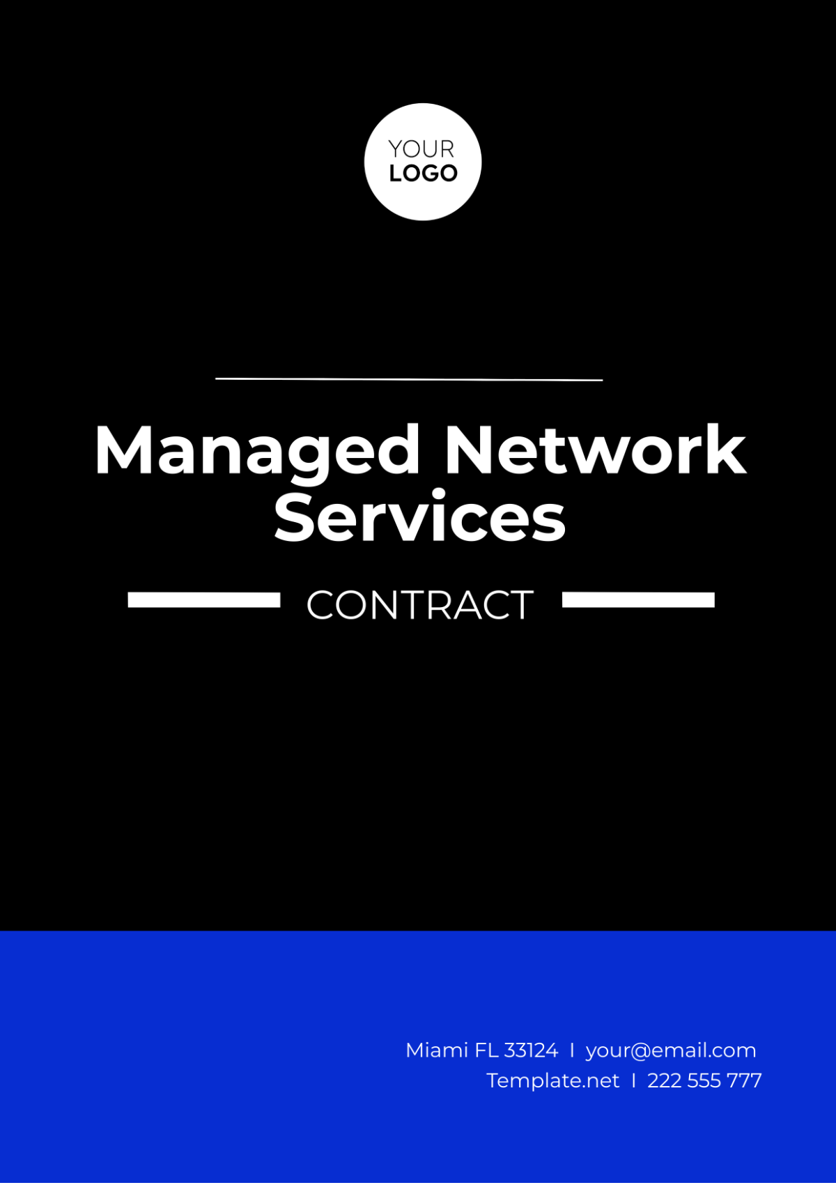 Free Managed Network Services Contract Template