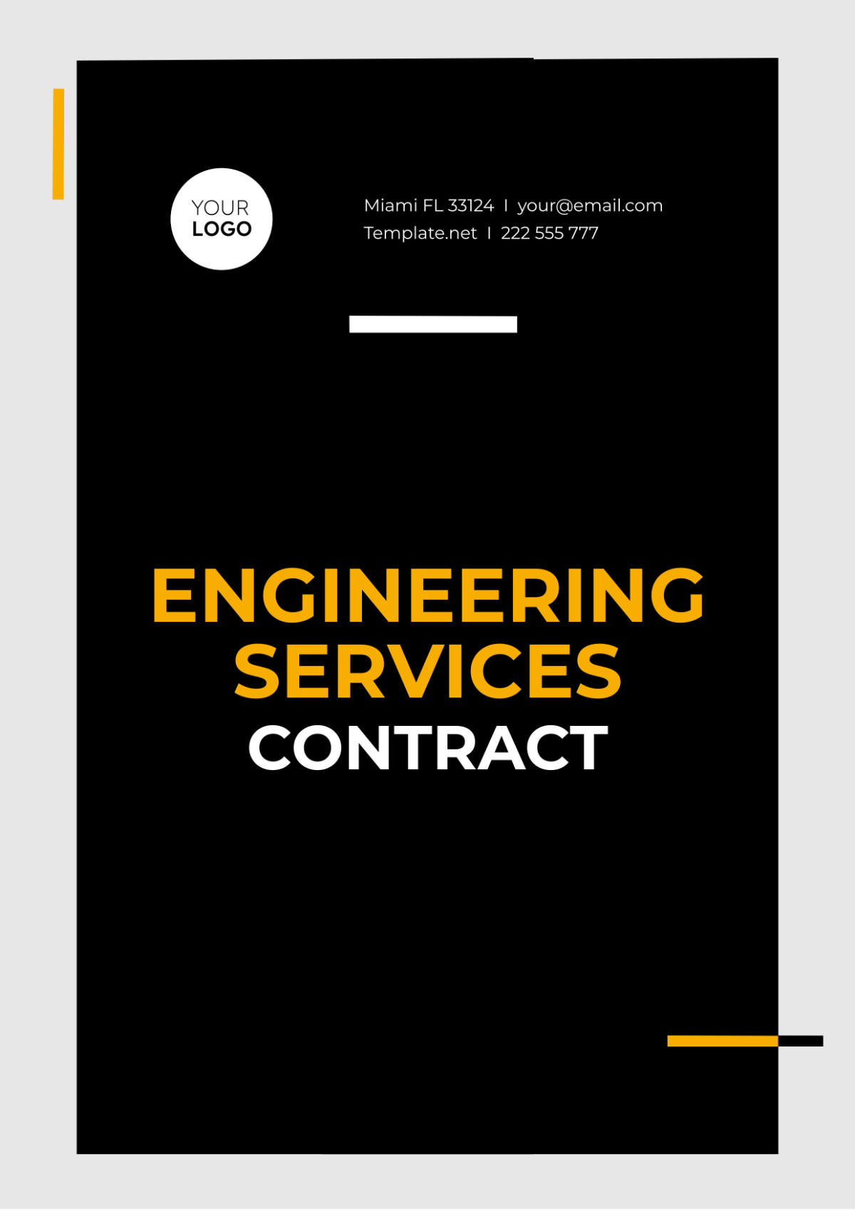 Engineering Services Contract Template