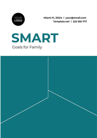 Free SMART Goals Template for Family to Edit Online