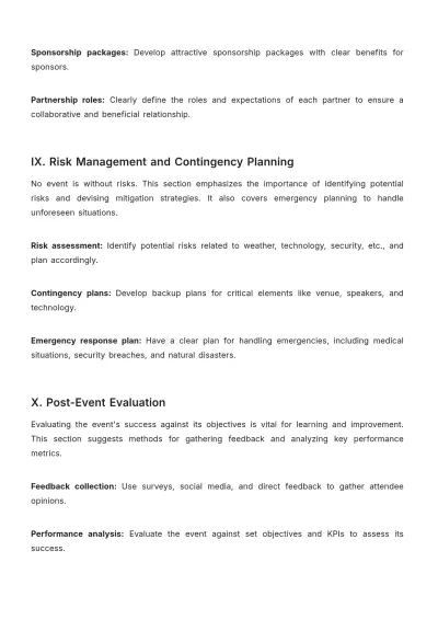 Free Media Event Planning Advertising Guide Template to Edit Online