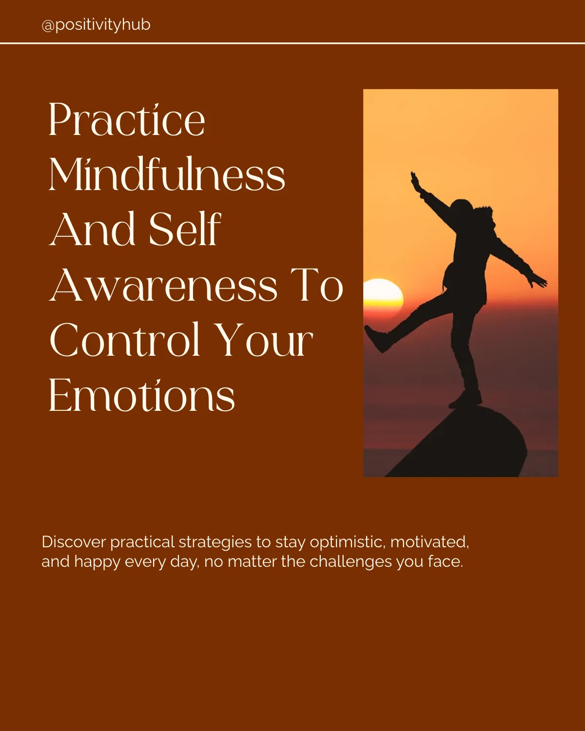 Free Positive Attitude Tips Instagram Carousel Post Template to Edit Online