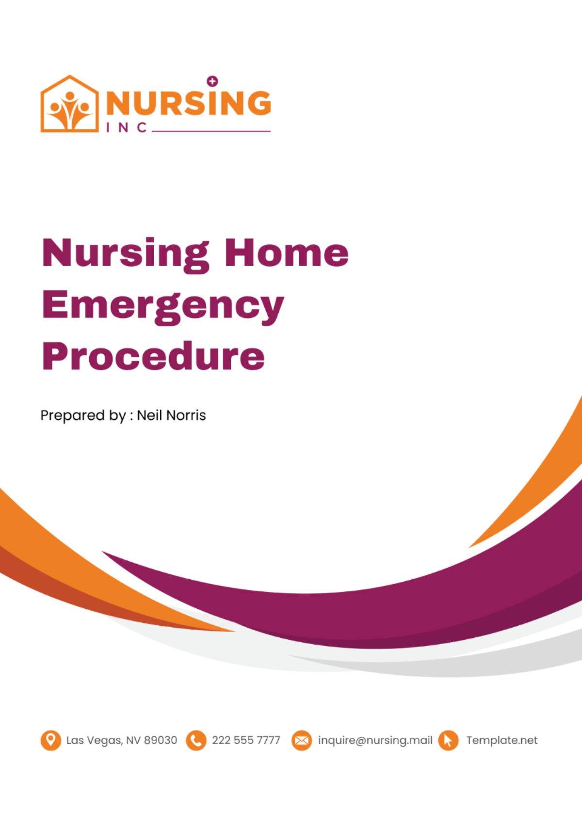 Free Nursing Home Emergency Procedure Template