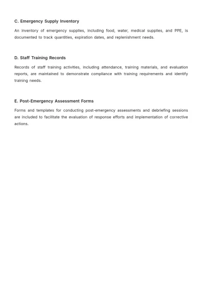 Free Nursing Home Emergency Procedure Template to Edit Online