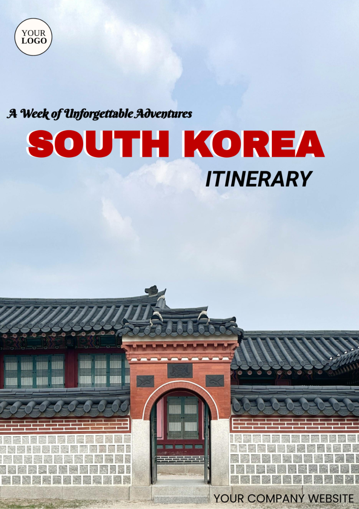 1 Week South Korea Itinerary Template