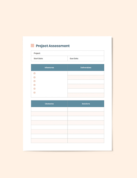 Sample Project planner Download