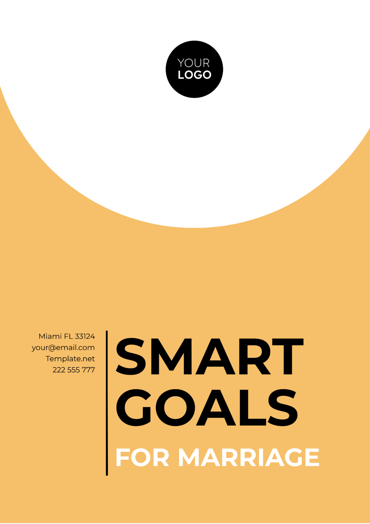 SMART Goals Template for Marriage