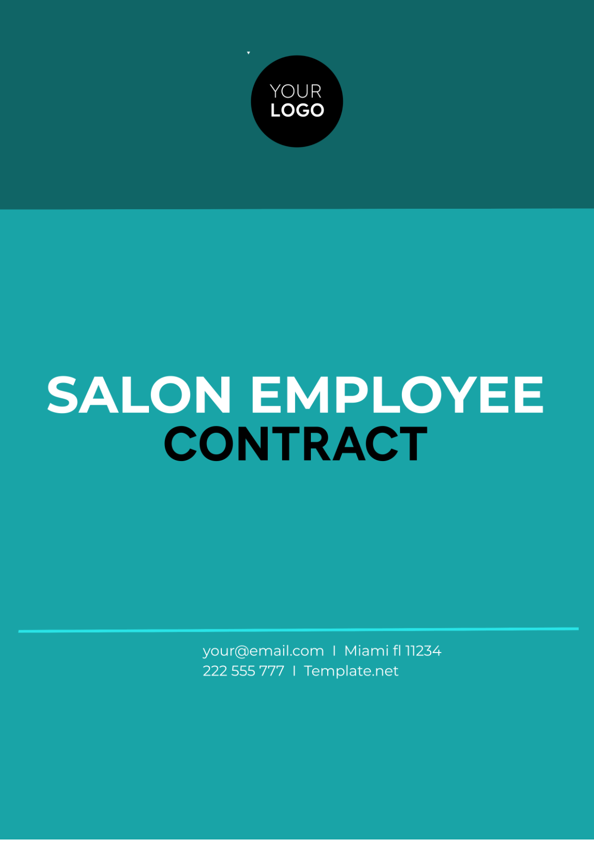 Free Salon Employee Contract Template