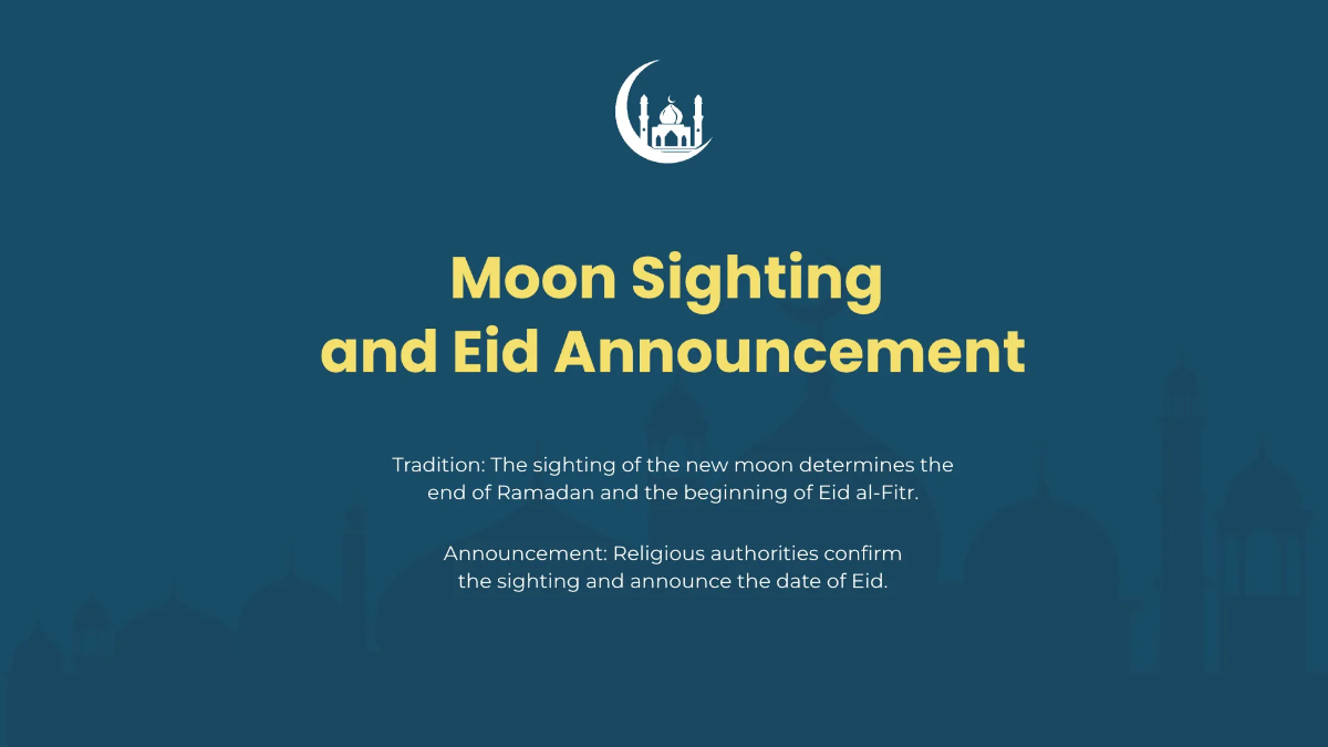 Free Eid Ul Fitr Presentation Template to Edit Online