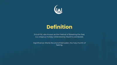 Free Eid Ul Fitr Presentation Template to Edit Online