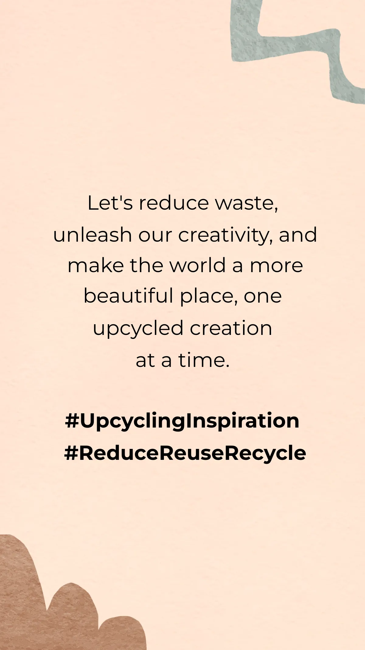 Free Upcycling Carousel Instagram Post Template to Edit Online