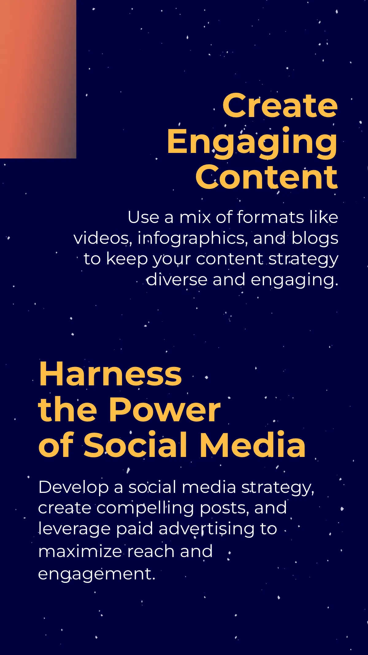 Free Digital Marketing Carousel Social Media Post Template to Edit Online