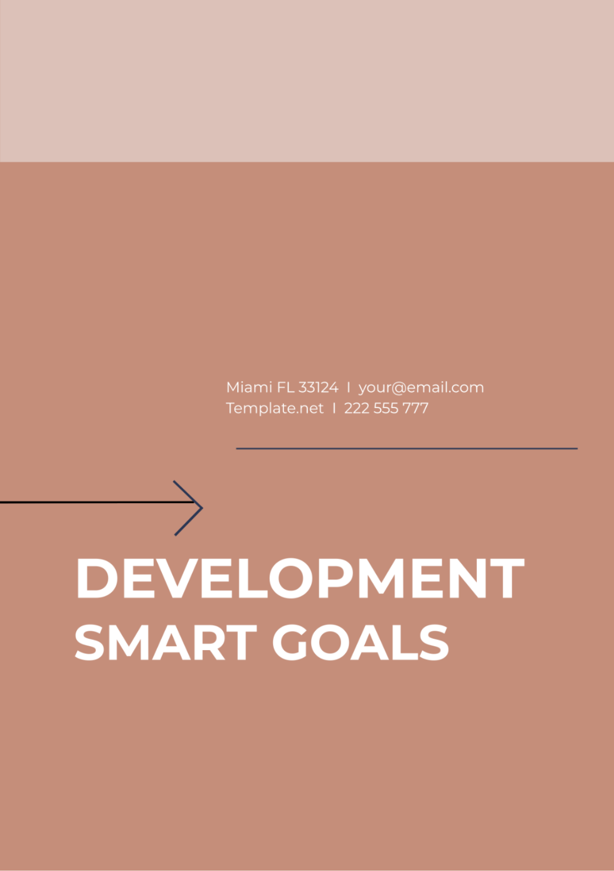 SMART Development Goals Template