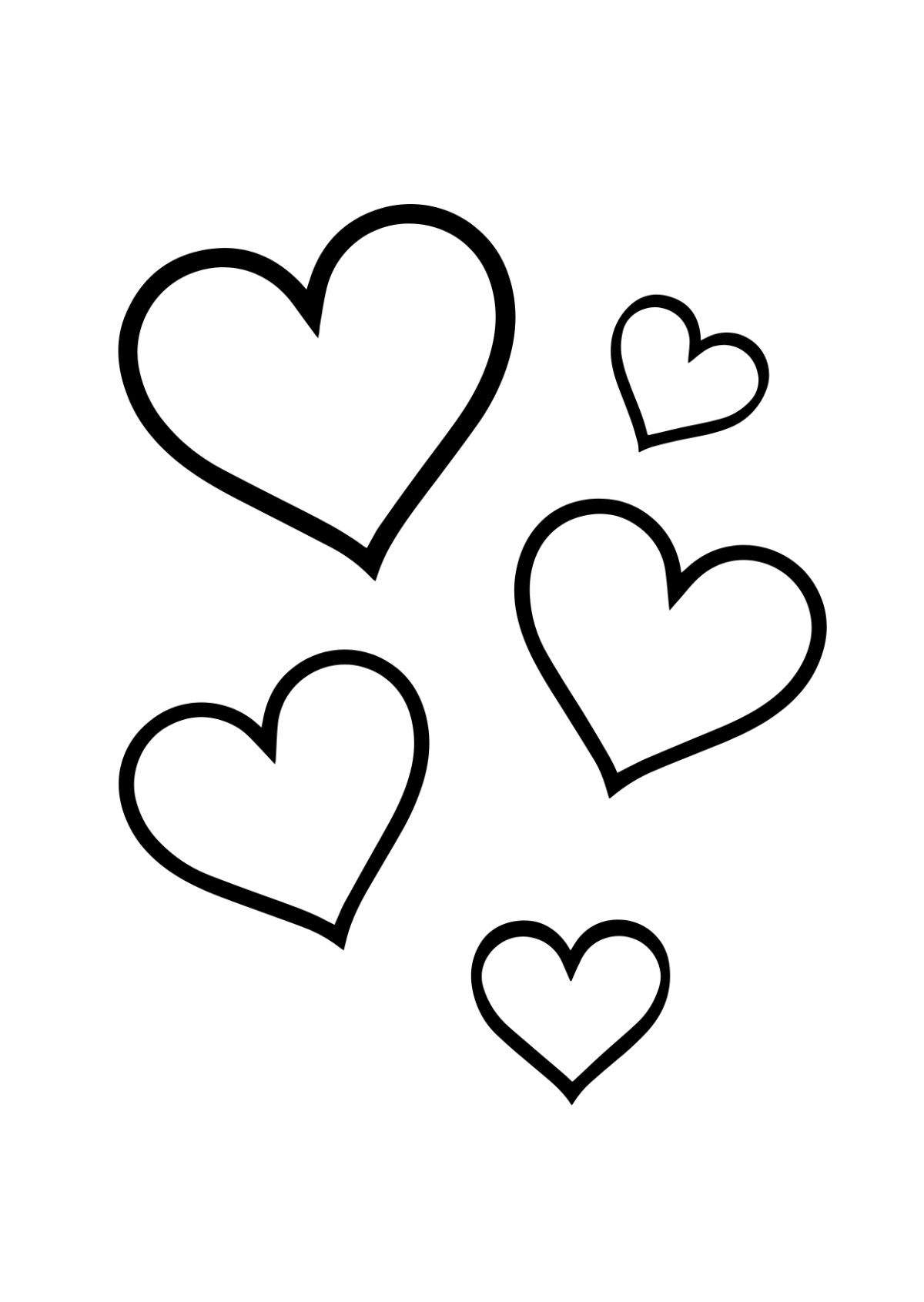 Free Small Heart Drawing