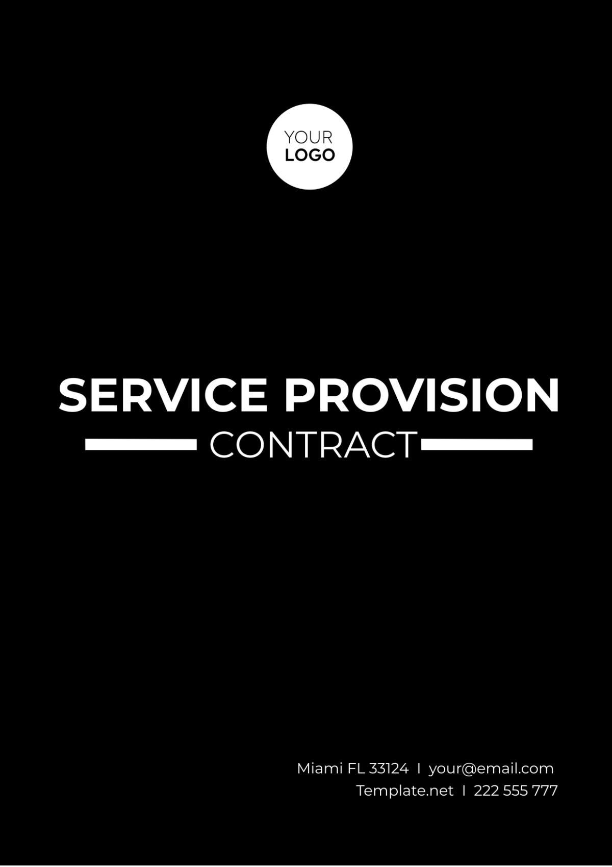 Free Service Provision Contract Template