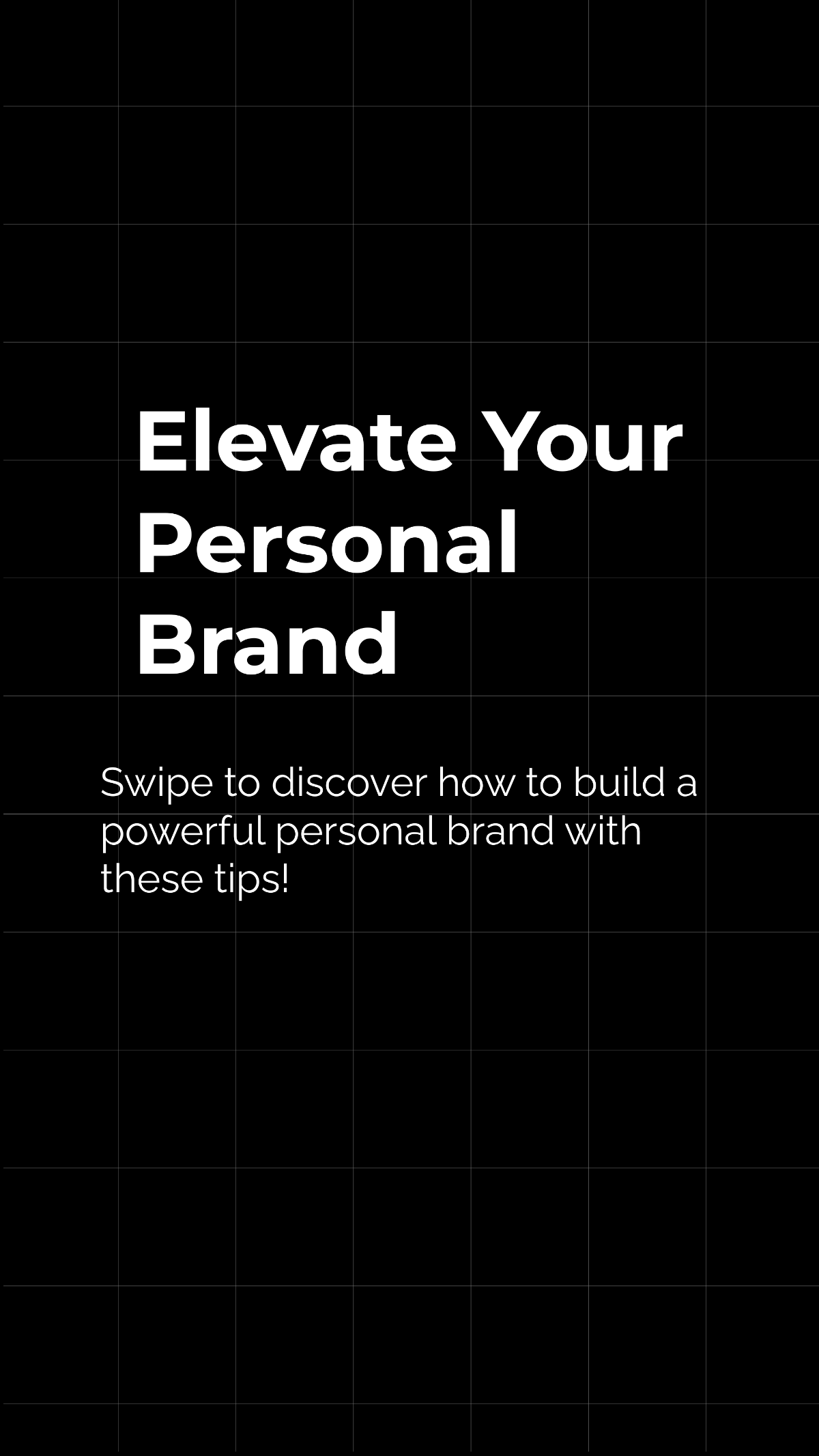 Personal Brand Carousel Tips Instagram Post Template