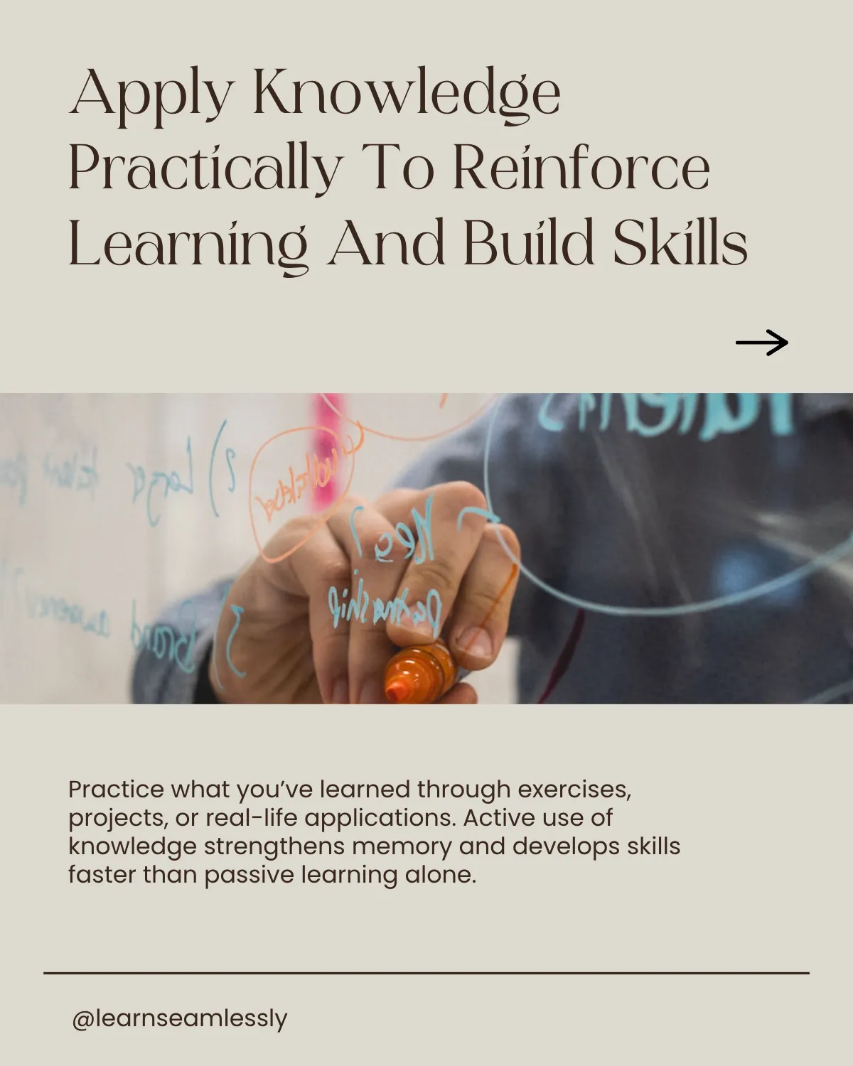 Free Educational Seamless Instagram Carousel Post Template to Edit Online