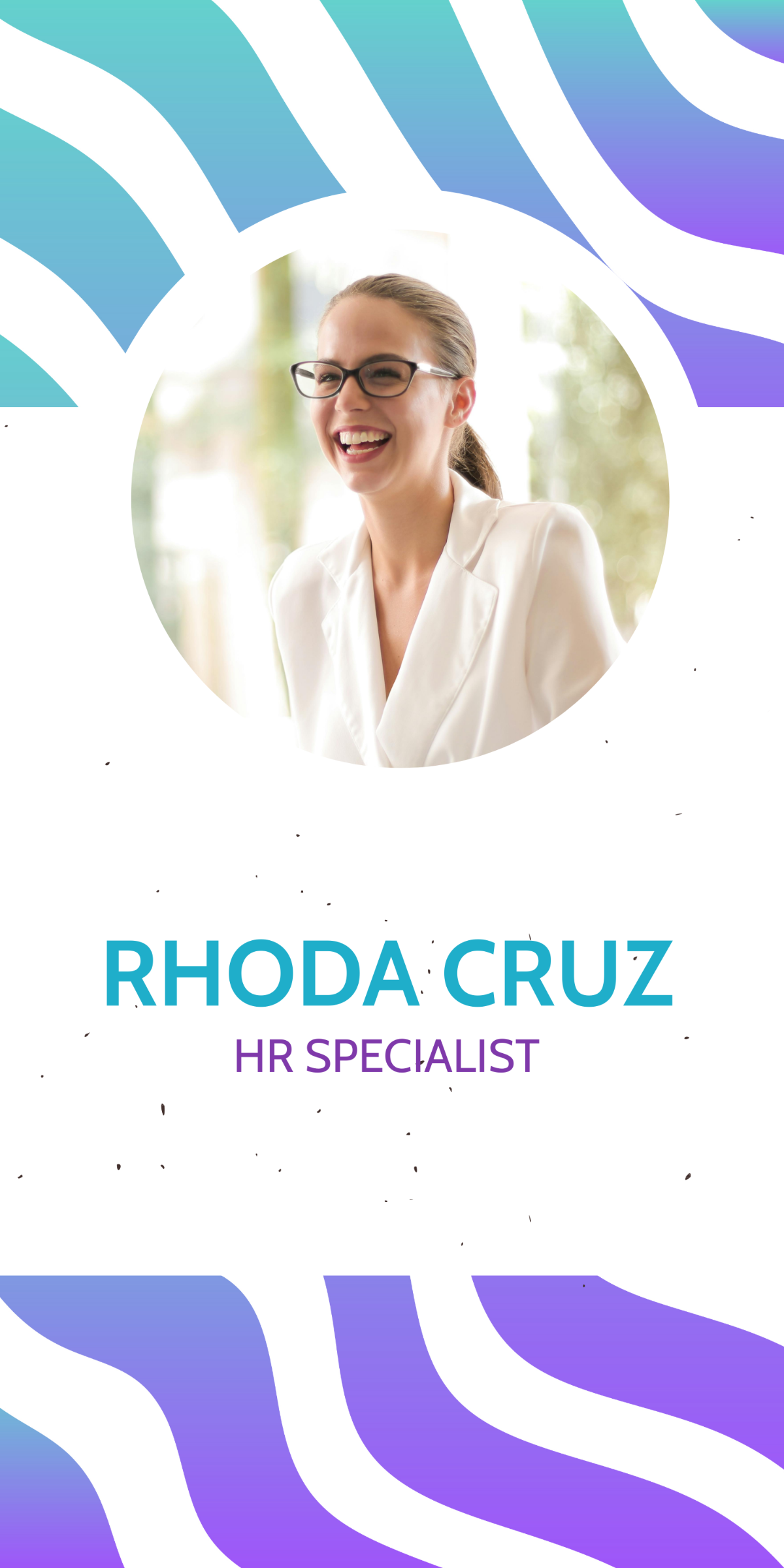 HR Name Tag Template