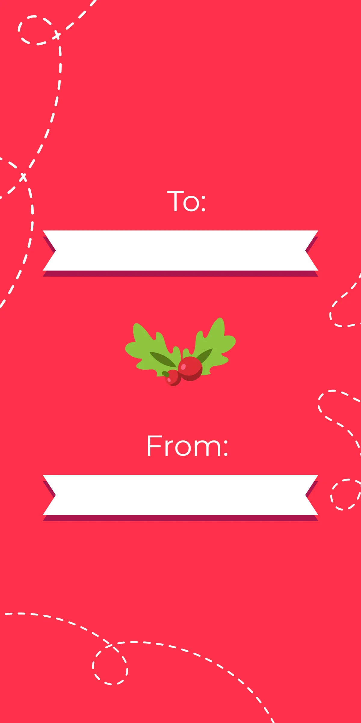 Free Printable Gift Tag Template to Edit Online