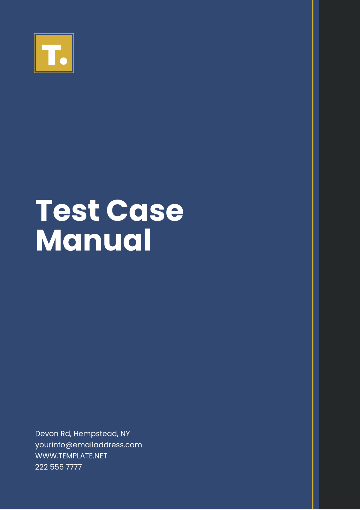 Free Training Manual Template to Edit Online