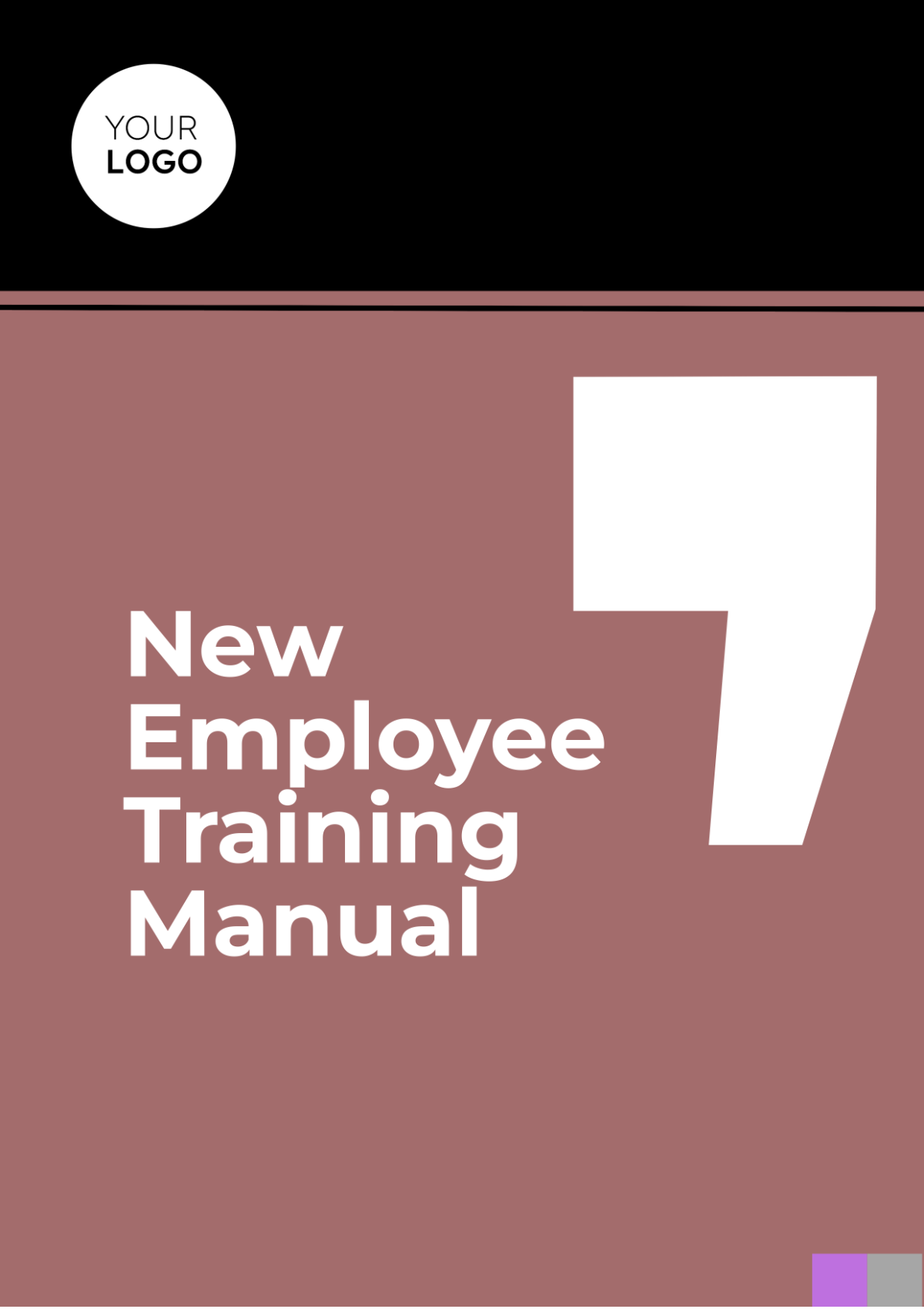 New Employee Training Manual Template
