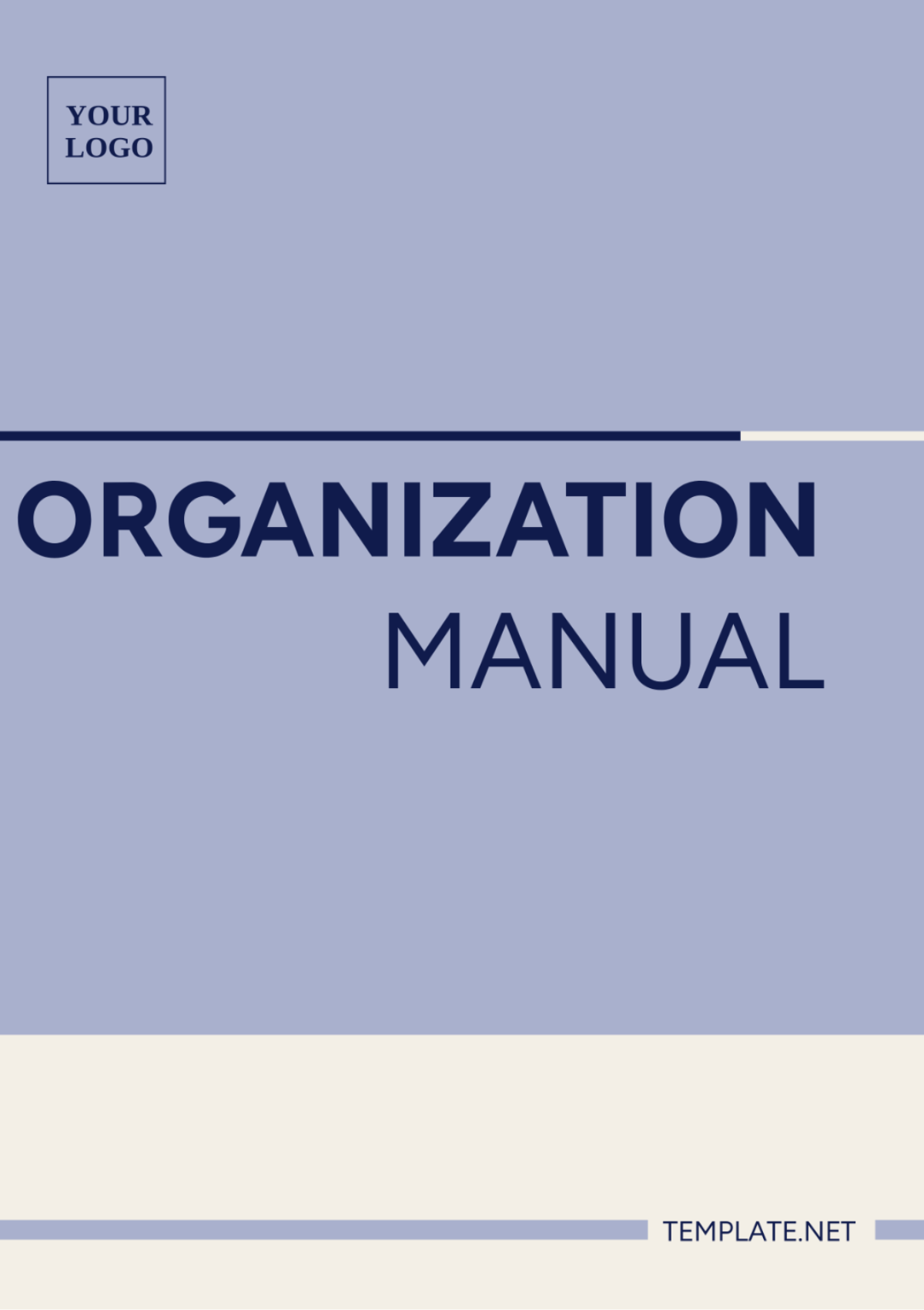 Organization Manual Template