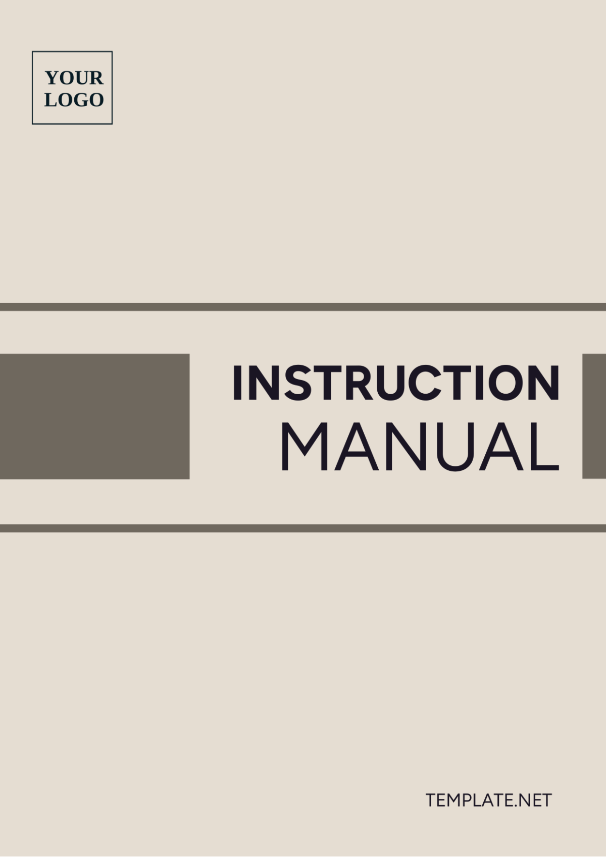 Free Instruction Manual Template
