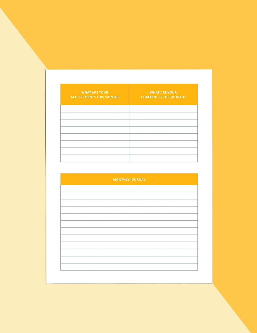 Monthly Diet Planner Template Printable