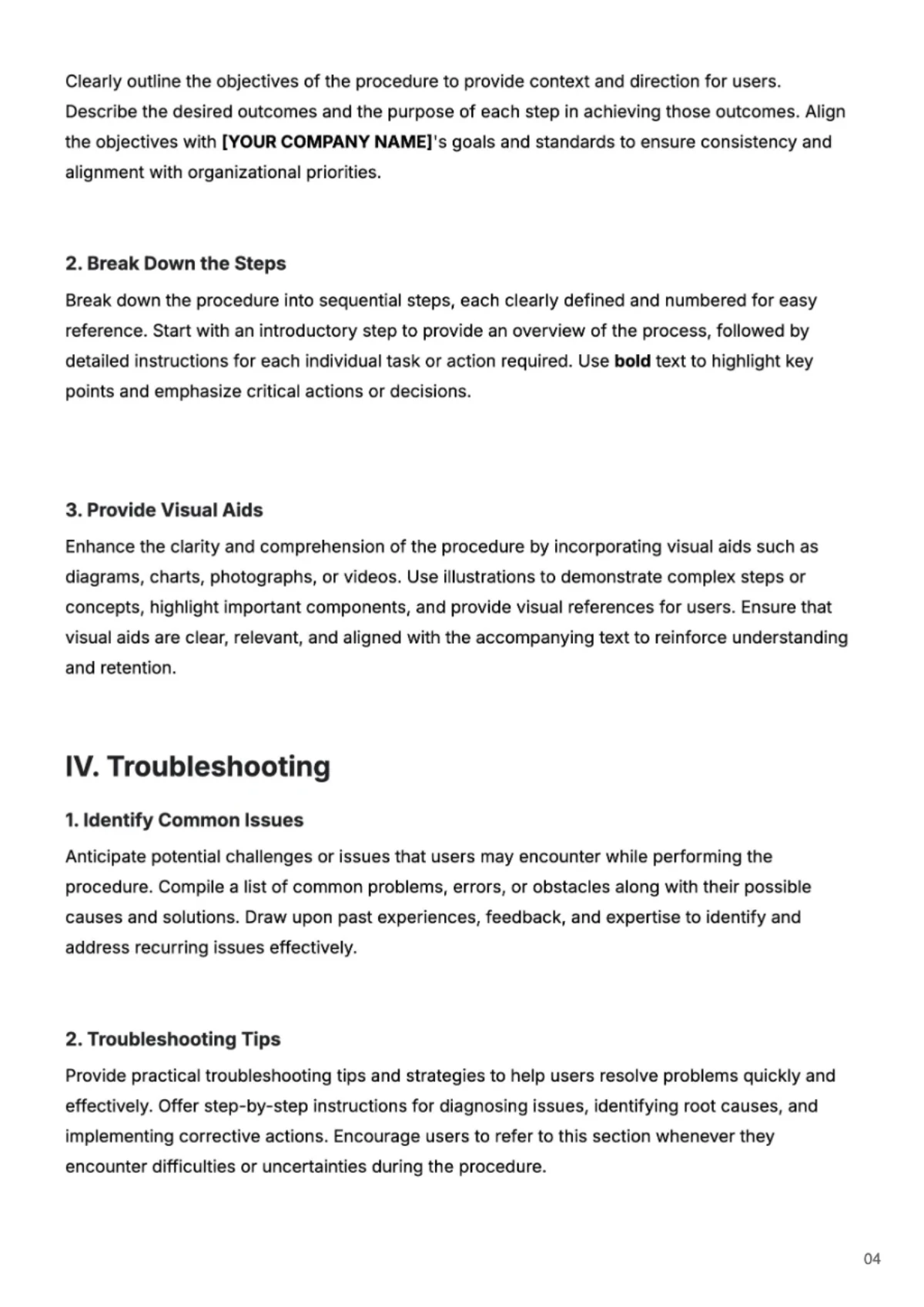 Free Step by Step Manual Template to Edit Online