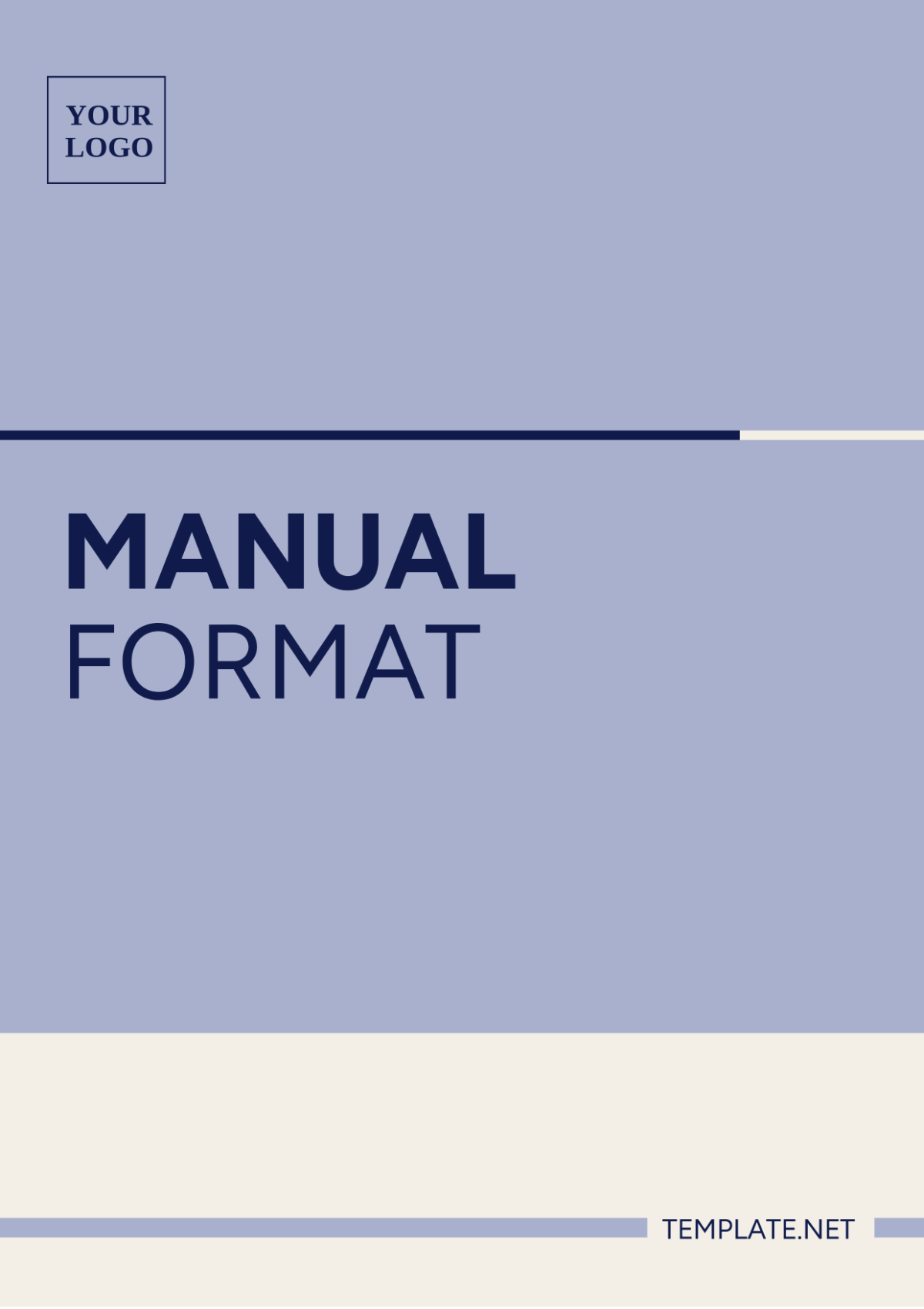 Manual Template Format