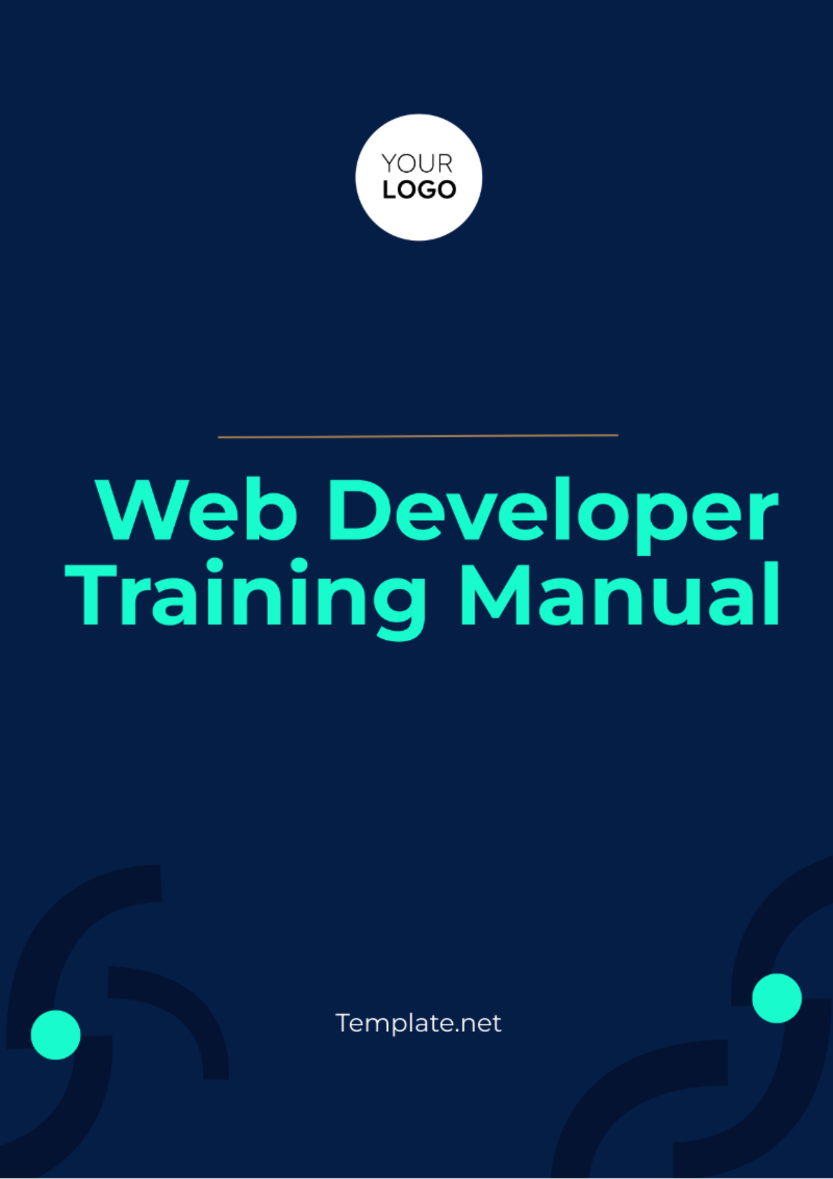 Web Developer Training Manual Template