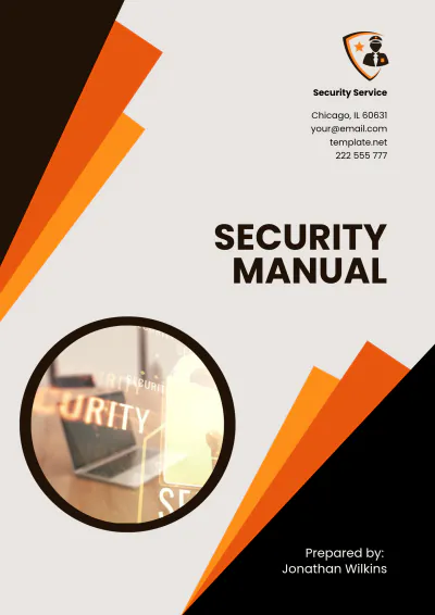 Free Security Manual Template to Edit Online