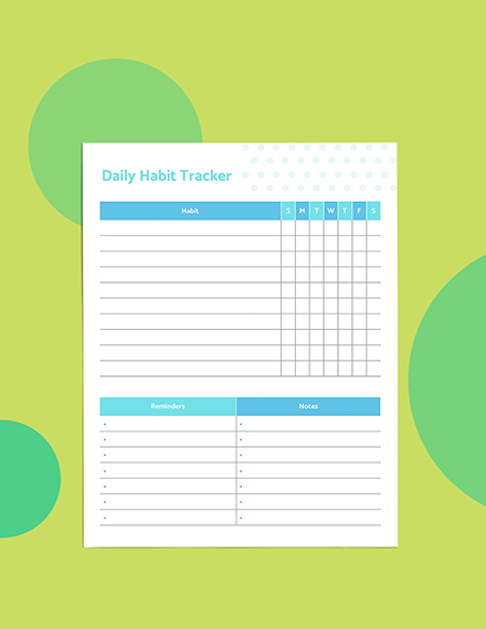 Daily diet planner template Example