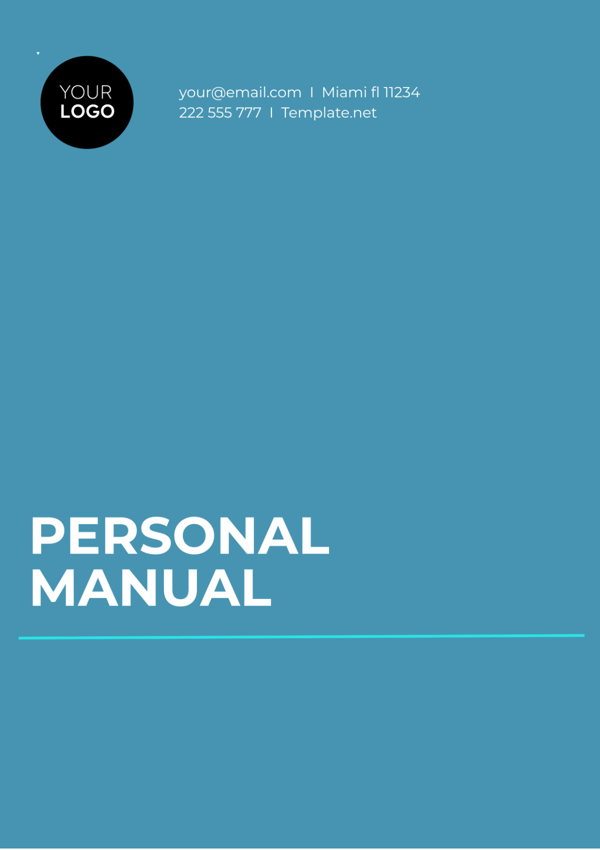 Personal Manual Template