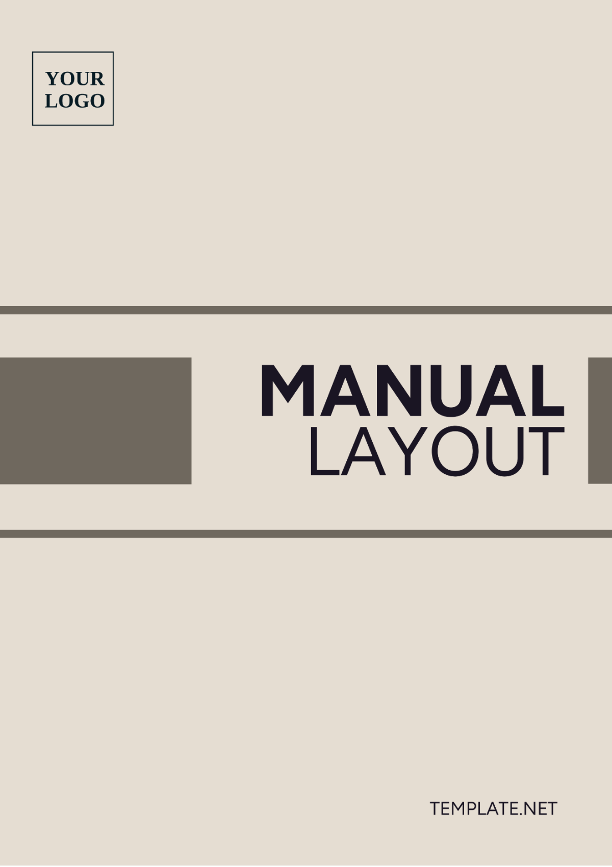Free Manual Layout Template