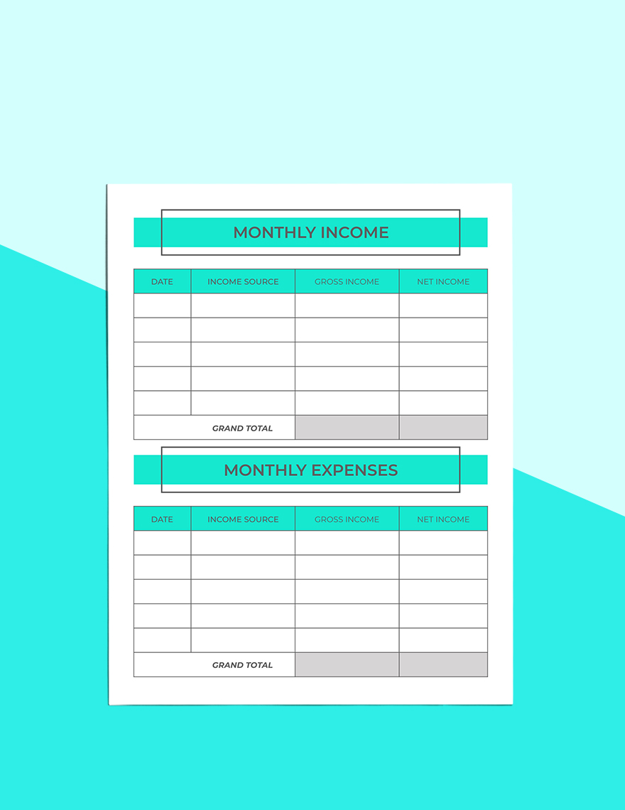 Monthly Digital Planner Template