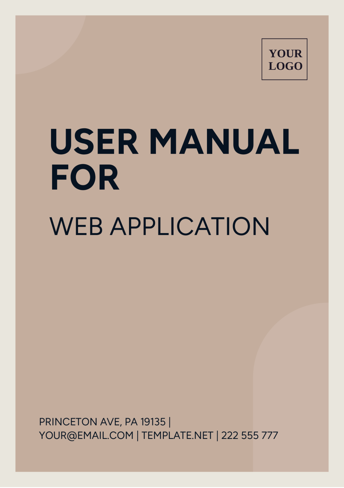 User Manual for Web Application
