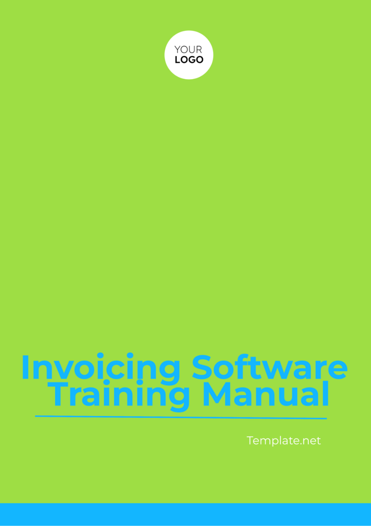 Invoicing Software Training Manual Template