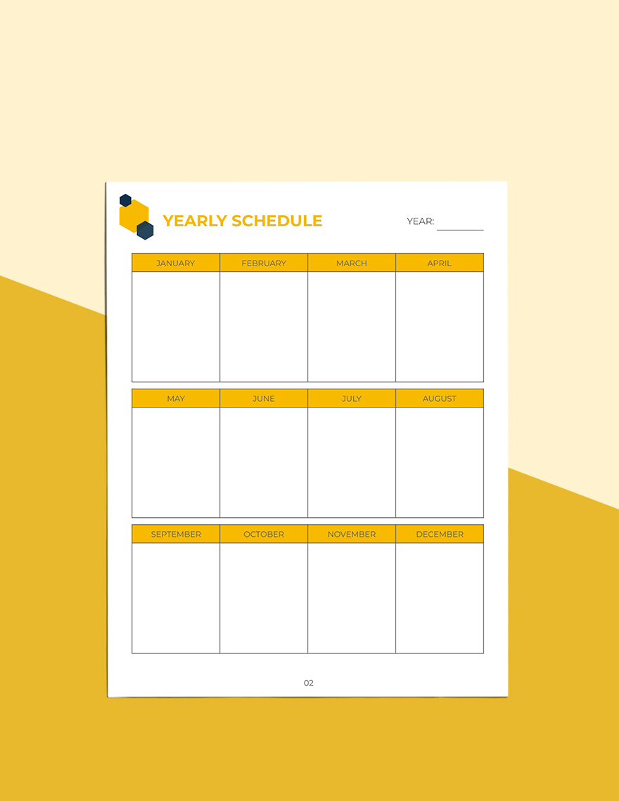 Yearly Digital Planner Template