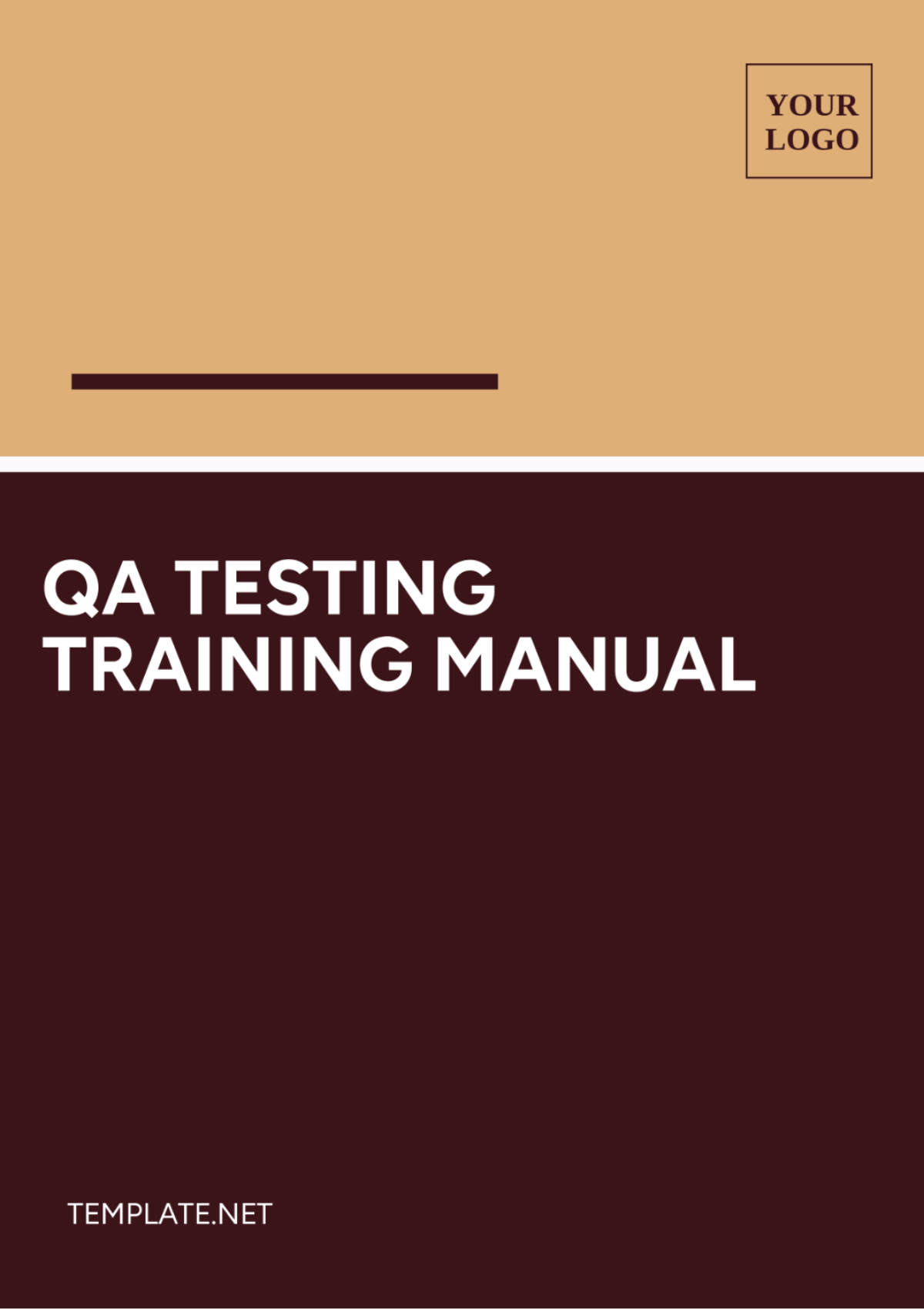Qa Testing Training Manual Template