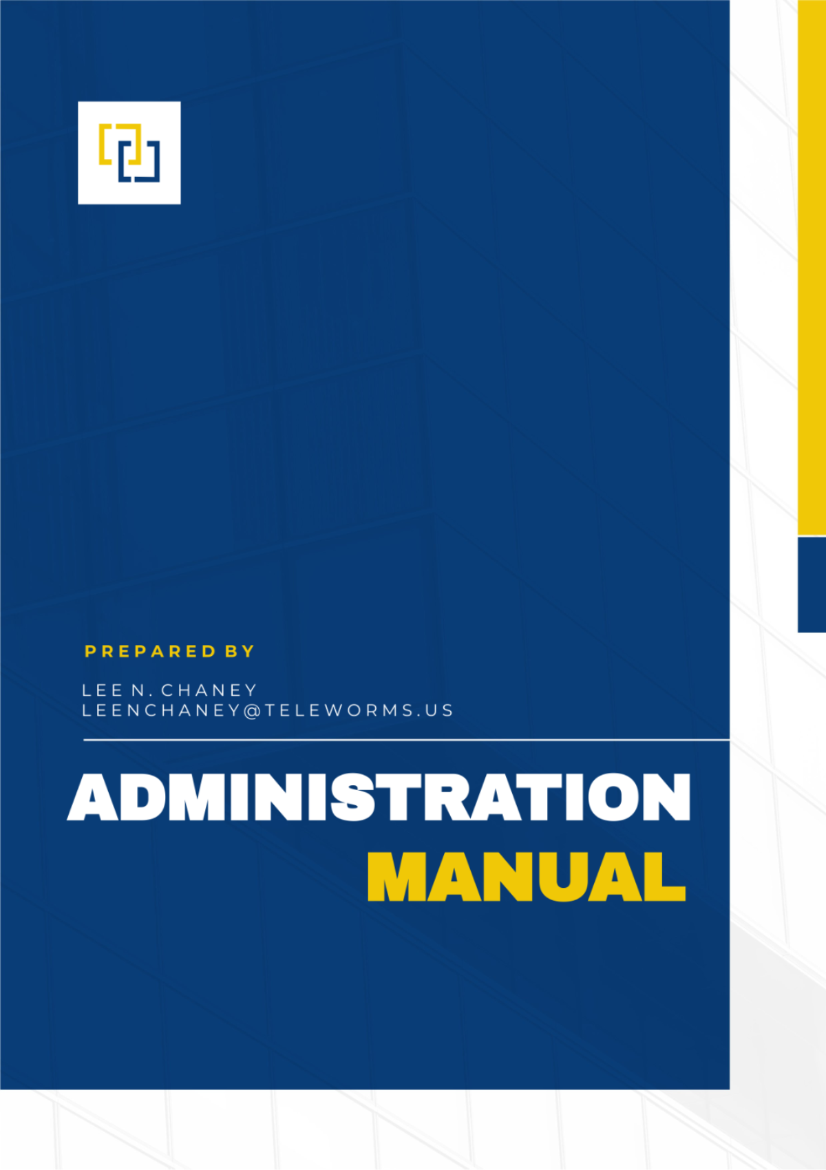 Free Administration Manual Template