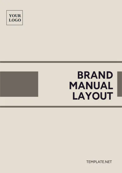 Free Brand Manual Layout Template to Edit Online