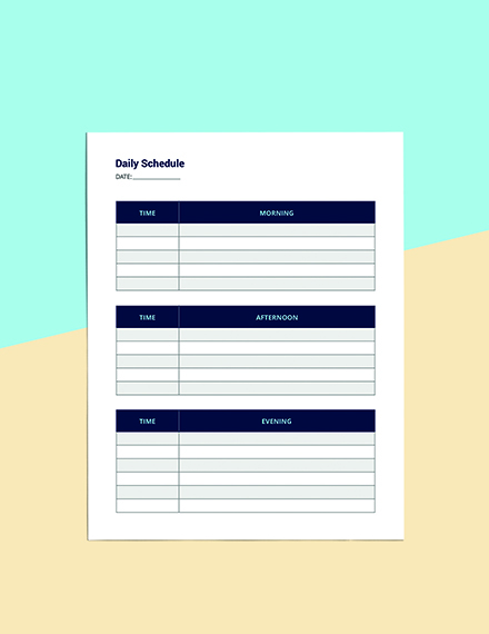 Hourly Digital Planner Template Example