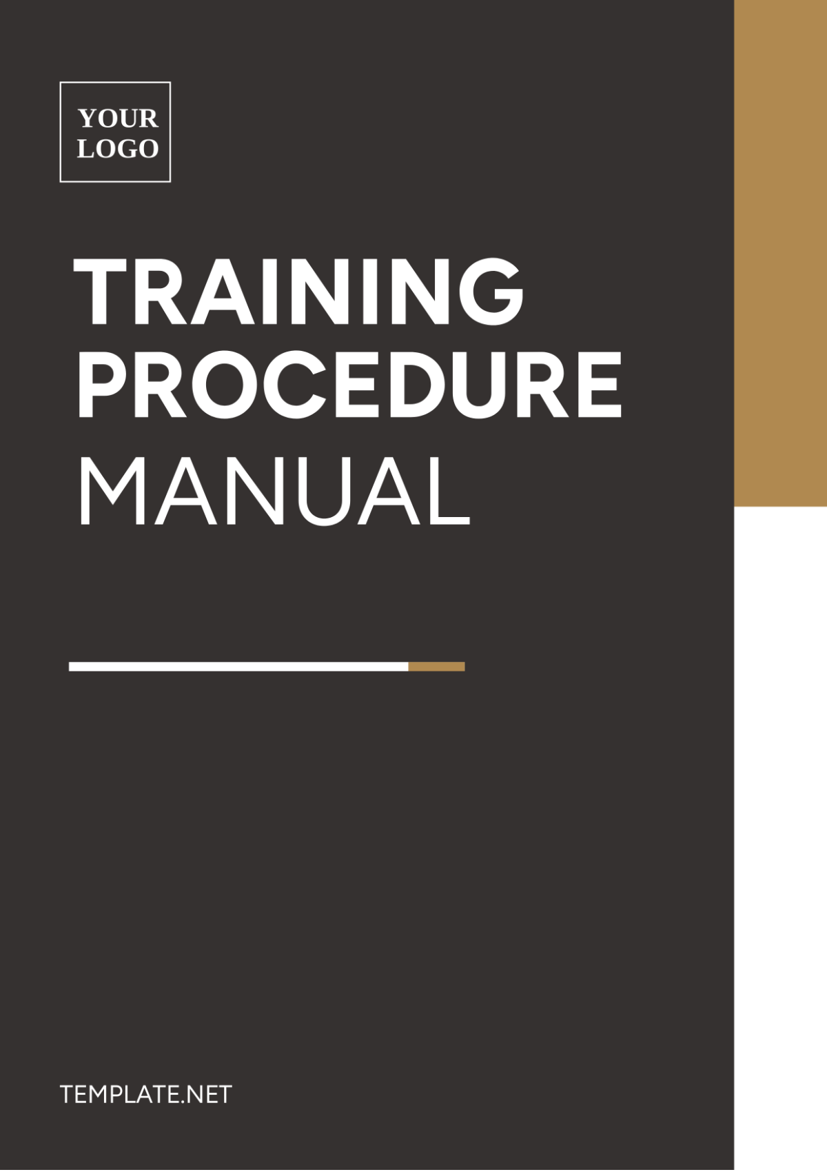 Training Procedure Manual Template