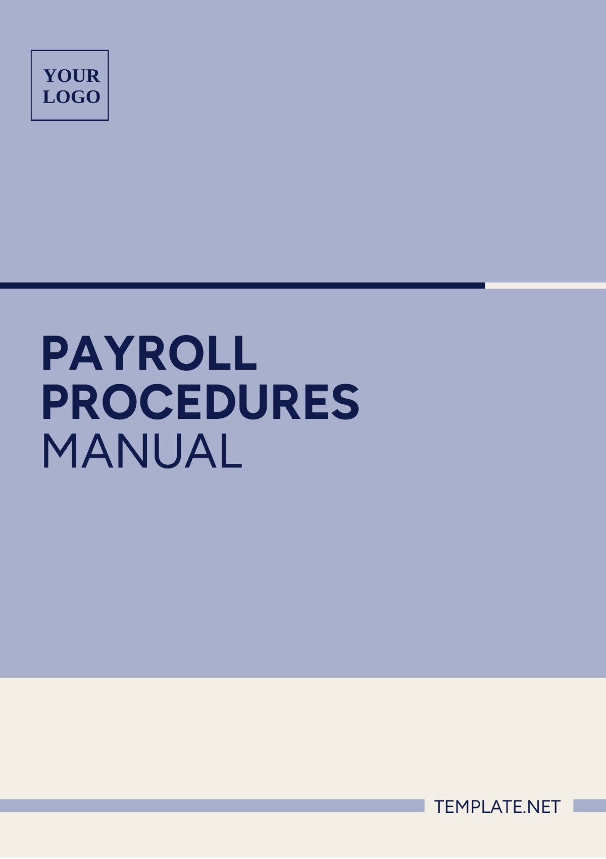 Payroll Procedures Manual Template
